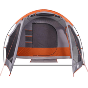 vidaXL Family Tent 6 - Person Grey Waterproof Lucy And Phil Academy Lucy And Phil Academy