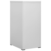 vidaXL Filing Cabinet Light Grey 46x62x102.5 cm Steel Lucy And Phil Academy Lucy And Phil Academy