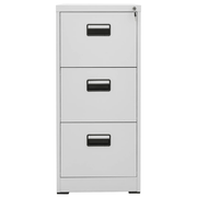 vidaXL Filing Cabinet Light Grey 46x62x102.5 cm Steel Lucy And Phil Academy Lucy And Phil Academy
