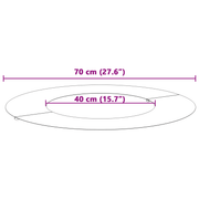vidaXL Flat Tree Ring Anthracite Ø40 / 70 cm Steel Lucy And Phil Academy Lucy And Phil Academy