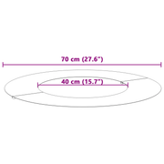 vidaXL Flat Tree Rings 5 pcs Anthracite Ø40 / 70 cm Steel Lucy And Phil Academy Lucy And Phil Academy