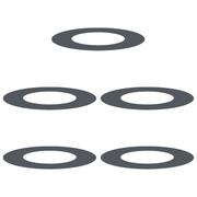 vidaXL Flat Tree Rings 5 pcs Anthracite Ø40 / 70 cm Steel Lucy And Phil Academy Lucy And Phil Academy