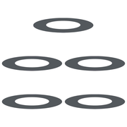 vidaXL Flat Tree Rings 5 pcs Anthracite Ø40 / 70 cm Steel Lucy And Phil Academy Lucy And Phil Academy