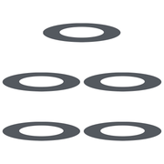 vidaXL Flat Tree Rings 5 pcs Anthracite Ø40 / 70 cm Steel Lucy And Phil Academy Lucy And Phil Academy