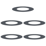 vidaXL Flat Tree Rings 5 pcs Anthracite Ø40 / 70 cm Steel Lucy And Phil Academy Lucy And Phil Academy