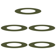 vidaXL Flat Tree Rings 5 pcs Olive green Ø40 / 70 cm Steel Lucy And Phil Academy Lucy And Phil Academy
