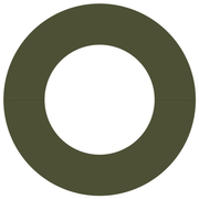 vidaXL Flat Tree Rings 5 pcs Olive green Ø40 / 70 cm Steel Lucy And Phil Academy Lucy And Phil Academy