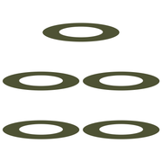 vidaXL Flat Tree Rings 5 pcs Olive green Ø40 / 70 cm Steel Lucy And Phil Academy Lucy And Phil Academy