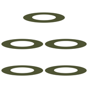 vidaXL Flat Tree Rings 5 pcs Olive green Ø40 / 70 cm Steel Lucy And Phil Academy Lucy And Phil Academy