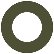 vidaXL Flat Tree Rings 5 pcs Olive green Ø40 / 70 cm Steel Lucy And Phil Academy Lucy And Phil Academy