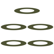 vidaXL Flat Tree Rings 5 pcs Olive green Ø40 / 70 cm Steel Lucy And Phil Academy Lucy And Phil Academy