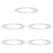 vidaXL Flat Tree Rings 5 pcs Silver Ø50 / 80 cm Stainless steel Lucy And Phil Academy Lucy And Phil Academy