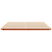 vidaXL Floor Bed Frame Wax brown 180 x 220 cm Solid pine wood Lucy And Phil Academy Lucy And Phil Academy