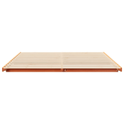 vidaXL Floor Bed Frame Wax brown 180 x 220 cm Solid pine wood Lucy And Phil Academy Lucy And Phil Academy