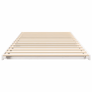 vidaXL Floor Bed Frame White 90 x 200 cm Solid pine wood Lucy And Phil Academy Lucy And Phil Academy