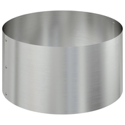 vidaXL Garden Planter Silver 120 x 120 x 20 cm Galvanised Steel Lucy And Phil Academy Lucy And Phil Academy