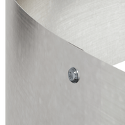 vidaXL Garden Planter Silver 120 x 120 x 20 cm Stainless Steel Lucy And Phil Academy Lucy And Phil Academy