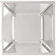 vidaXL Garden Planter Silver 35 x 35 x 15 cm Stainless Steel Lucy And Phil Academy Lucy And Phil Academy