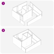 vidaXL Garden Planter White 80 x 80 x 50 cm Cold - rolled Steel Lucy And Phil Academy Lucy And Phil Academy