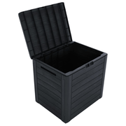 vidaXL Garden Storage Box Anthracite 58.5x46x55 cm Polypropylene Lucy And Phil Academy Lucy And Phil Academy