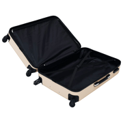 vidaXL Hardcase Trolley Gold ABS Lucy And Phil Academy Lucy And Phil Academy