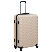 vidaXL Hardcase Trolley Set 3 pcs Gold ABS Lucy And Phil Academy Lucy And Phil Academy