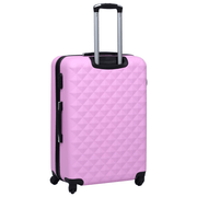 vidaXL Hardcase Trolley Set 3 pcs Pink ABS Lucy And Phil Academy Lucy And Phil Academy