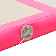 vidaXL Inflatable Gymnastics Mat with Pump 300x100x10 cm PVC Pink Lucy And Phil Academy Lucy And Phil Academy