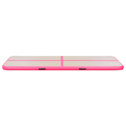 vidaXL Inflatable Gymnastics Mat with Pump 300x100x10 cm PVC Pink Lucy And Phil Academy Lucy And Phil Academy