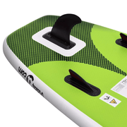 vidaXL Inflatable Stand Up Paddle Board Set Green 330x76x10 cm Lucy And Phil Academy Lucy And Phil Academy