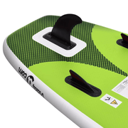 vidaXL Inflatable Stand Up Paddle Board Set Green 360x81x10 cm Lucy And Phil Academy Lucy And Phil Academy