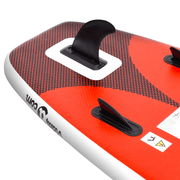 vidaXL Inflatable Stand Up Paddle Board Set Red 300x76x10 cm Lucy And Phil Academy Lucy And Phil Academy