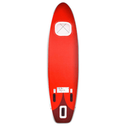 vidaXL Inflatable Stand Up Paddle Board Set Red 300x76x10 cm Lucy And Phil Academy Lucy And Phil Academy