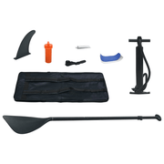 vidaXL Inflatable Stand Up Paddleboard with Sail Set Blue and White Lucy And Phil Academy Lucy And Phil Academy