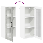 vidaXL Kitchen Cabinet Concrete Grey 40 x 31 x 100 cm Engineered Wood Lucy And Phil Academy Lucy And Phil Academy