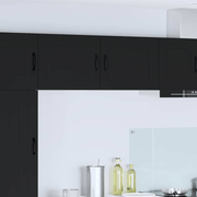 vidaXL Kitchen Wall Cabinet Black 50 x 31 x 40 cm Engineered Wood Lucy And Phil Academy Lucy And Phil Academy