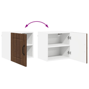 vidaXL Kitchen Wall Cabinet with Shelf 2 pcs Brown Oak 40 x 31 x 40 cm Lucy And Phil Academy Lucy And Phil Academy