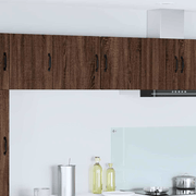 vidaXL Kitchen Wall Cabinet with Shelf 2 pcs Brown Oak 40 x 31 x 40 cm Lucy And Phil Academy Lucy And Phil Academy