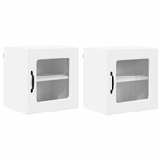 vidaXL Kitchen Wall Cabinet with Shelf 2 pcs White 40 x 31 x 40 cm Lucy And Phil Academy Lucy And Phil Academy