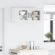 vidaXL Kitchen Wall Cabinet with Shelf 2 pcs White 40 x 31 x 40 cm Lucy And Phil Academy Lucy And Phil Academy