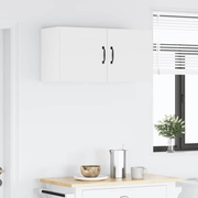 vidaXL Kitchen Wall Cabinet with Shelf 2 pcs White 40 x 31 x 40 cm Lucy And Phil Academy Lucy And Phil Academy