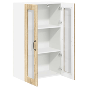vidaXL Kitchen Wall Cabinet with Shelf Sonoma Oak 60 x 31 x 100 cm Lucy And Phil Academy Lucy And Phil Academy