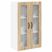 vidaXL Kitchen Wall Cabinet with Shelf Sonoma Oak 60 x 31 x 100 cm Lucy And Phil Academy Lucy And Phil Academy