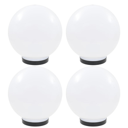 vidaXL LED Bowl Lamps 4 pcs Spherical 25 cm PMMA Lucy And Phil Academy Lucy And Phil Academy