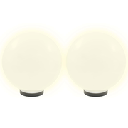 vidaXL LED Bowl Lamps 4 pcs Spherical 30 cm PMMA Lucy And Phil Academy Lucy And Phil Academy