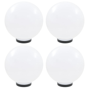 vidaXL LED Bowl Lamps 4 pcs Spherical 30 cm PMMA Lucy And Phil Academy Lucy And Phil Academy