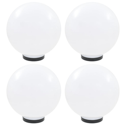 vidaXL LED Bowl Lamps 4 pcs Spherical 30 cm PMMA Lucy And Phil Academy Lucy And Phil Academy