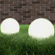 vidaXL LED Bowl Lamps 4 pcs Spherical 30 cm PMMA Lucy And Phil Academy Lucy And Phil Academy