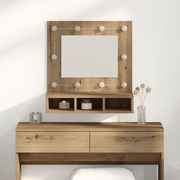 vidaXL Mirror Cabinet Artisan oak 62 x 31.5 x 62 cm Engineered Wood Lucy And Phil Academy Lucy And Phil Academy