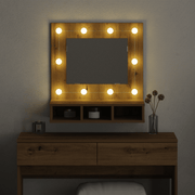 vidaXL Mirror Cabinet Artisan oak 62 x 31.5 x 62 cm Engineered Wood Lucy And Phil Academy Lucy And Phil Academy